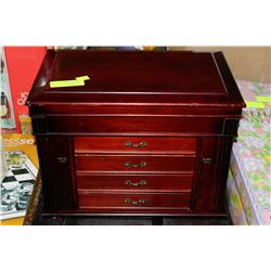 WOODEN JEWELLERY BOX