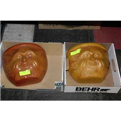 CONCRETE WALL PLANTER X2