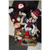 Image 1 : BOX OF SNOWMEN CHRISTMAS DECORATIONS
