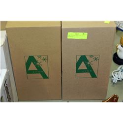 PAIR OF AVON FIBRE OPTIC ANGEL FIGURINES