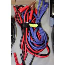 2 PAIRS OF HEAVY DUTY JUMPER CABLES