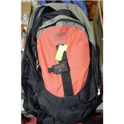 ROOTS OUTDOOR BACKPACK WITH 2 THERMOSES -