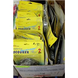 STAINLESS STEEL HEAVY DUTY SCOURING PADS