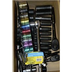BOX OF DEEP IMPACT SOCKETS (METRIC)