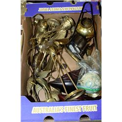 BOX OF 18 PCS OF BRASS