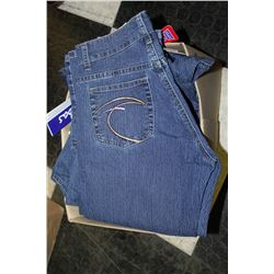 BIN OF LADIES BOOTCUT STRETCH DESIGNER JEANS