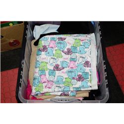LARGE TOTE OF FABRIC