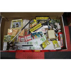 LARGE LOT WITH TRAIN TRACKS AND MATERIAL