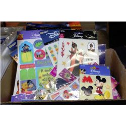 BOX OF NEW WALT DISNEY SCRAPBOOKING