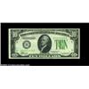 Image 1 : Fr. 2005-B $10 1934 Inverted Reverse Dark Green Seal Federal Reserve Note, About Uncirculated. The s