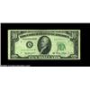 Image 1 : Fr. 2011-A $10 1950A Inverted Reverse Federal Reserve Note, Very Fine. Tiny reddish stain above Secr