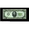 Image 1 : Fr. 2054-B $20 1934 Inverted Reverse Light Green Seal Federal Reserve Note, Crisp Uncirculated. An e
