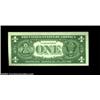 Image 2 : Fr. 1901-B $1 1963A Federal Reserve Note, Gem Crisp Uncirculated. The third printing is dramatically