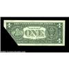 Image 2 : Fr. 1915-E $1 1988A Federal Reserve Note. Crisp Uncirculated. A nice double foldover, including a sm