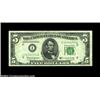 Image 1 : Fr. 1965-I $5 1950D Federal Reserve Note, Choice Crisp Uncirculated. Large butterfly fold in the low