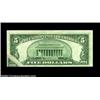 Image 2 : Fr. 1965-I $5 1950D Federal Reserve Note, Choice Crisp Uncirculated. Large butterfly fold in the low