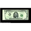 Image 1 : Fr. 1972-G $5 1969C Federal Reserve Note, Extremely Fine-About Uncirculated. A printed fold has left