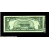 Image 2 : Fr. 1972-G $5 1969C Federal Reserve Note, Extremely Fine-About Uncirculated. A printed fold has left