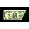 Image 1 : Fr. 1975-F $5 1977A Federal Reserve Note. Very Fine-Extremely Fine. A nice foldover which splits the