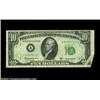 Image 1 : Fr. 2014-A $10 1950D Federal Reserve Note, Choice About Uncirculated. Small foldover in lower right.