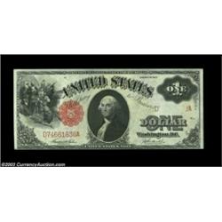 Fr. 36 $1 1917 Legal Tender, Choice-Gem Crisp Uncirculated. A fantastic Large Size error on which mo