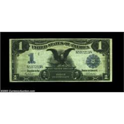 Fr. 232 $1 1899 Inverted Reverse Silver Certificate, Fine-Very Fine. An elusive inverted reverse fro