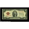 Image 1 : Fr. 1505 $2 1928D Inverted Reverse Legal Tender, Very Good. A problem-free red seal deuce invert. Im