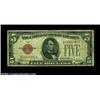 Image 1 : Fr. 1527 $5 1928B Inverted Reverse Legal Tender, Very Good-Fine. A very difficult early Small Size i