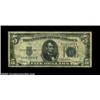 Image 1 : Fr. 1650 $5 1934 Inverted Reverse Silver Certificate, Very Good-Fine. Nicely centered with normal di