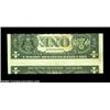 Image 2 : Fr. 1913-A $1 1985 Inverted Reverse Federal Reserve Note, Very Fine. Moderate staining on the obvers