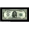 Image 1 : Fr. 1950-K $5 1928 Inverted Reverse Federal Reserve Note, Extremely Fine. A well preserved Dallas di