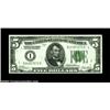 Image 1 : Fr. 1951-A $5 1928A Inverted Reverse Federal Reserve Note, Extremely Fine-About Uncirculated. A high