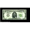 Image 1 : Fr. 1955-K $5 1934 Inverted Reverse Light Green Seal Federal Reserve Note, Very Fine-Extremely Fine.