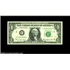 Image 1 : Fr. 1909-F $1 1977 Federal Reserve Note, Extremely Fine-About Uncirculated. A blank reverse error wi