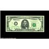 Image 3 : Fr. 1974-C $5 1977 Federal Reserve Notes, Gem Crisp Uncirculated. Three consecutive notes, the middl