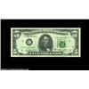 Image 5 : Fr. 1974-C $5 1977 Federal Reserve Notes, Gem Crisp Uncirculated. Three consecutive notes, the middl