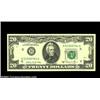 Image 1 : Fr. 2074-H $20 1981A Federal Reserve Note. Choice Crisp Uncirculated. A nice blank reverse example..