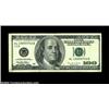 Image 1 : Fr. 2175-L $100 1996 Federal Reserve Note, Very Fine-Extremely Fine. Underinking of the plate has ca