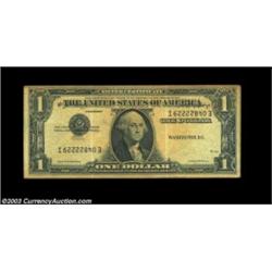 Fr. 1614 $1 1935E Silver Certificate, Extremely Fine, Aged. Difficult inverted third printing. The f