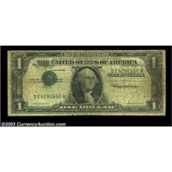 Fr. 1614 $1 1935E Silver Certificate. Very Good. Inverted third printing, with enough circulation to