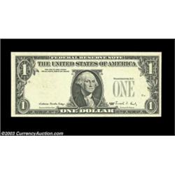 Fr. 1914-? $1 1988 Federal Reserve Note. About Uncirculated. Missing the third printing, although th