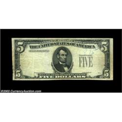 Fr. ? $5 19__ Federal Reserve Note, Very Fine. Missing the entire third printing, a scarce error on.