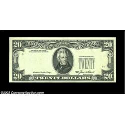 Fr. 2075-? $20 1985 Federal Reserve Note, Choice Crisp Uncirculated. Missing the third printing. Imp