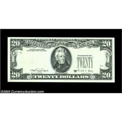 Fr. 2076-G $20 1988A Federal Reserve Note. Gem Crisp Uncirculated.The Third Printing is absent. Impo