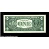 Image 2 : Fr. 1907-B $1 1969D Federal Reserve Note, Gem Crisp Uncirculated. Missing the district seal and the.