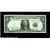 Image 1 : Fr. 1908-F $1 1974 Federal Reserve Note, Gem Crisp Uncirculated. The black ink portion of the third.