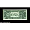 Image 2 : Fr. 1908-F $1 1974 Federal Reserve Note, Gem Crisp Uncirculated. Just a ghost of the green ink porti