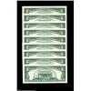 Image 2 : Fr. 1984-E $5 1995 Federal Reserve Notes, Gem Crisp Uncirculated. Nine consecutive pieces, the first