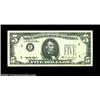 Image 1 : Fr. 1984-E $5 1995 Federal Reserve Note, Gem Crisp Uncirculated. The green Treasury seal and serial.