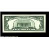 Image 2 : Fr. 1984-E $5 1995 Federal Reserve Note, Gem Crisp Uncirculated. Partial third printing, missing the